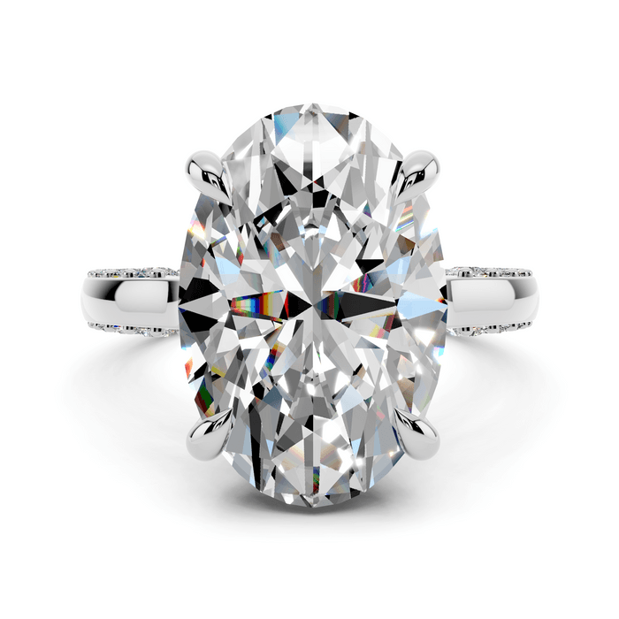 Elysian Grand Oval Solitaire Diamond Ring