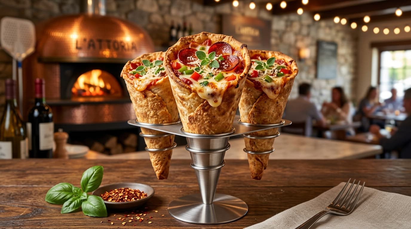 Artisan Handheld Pizza Cone