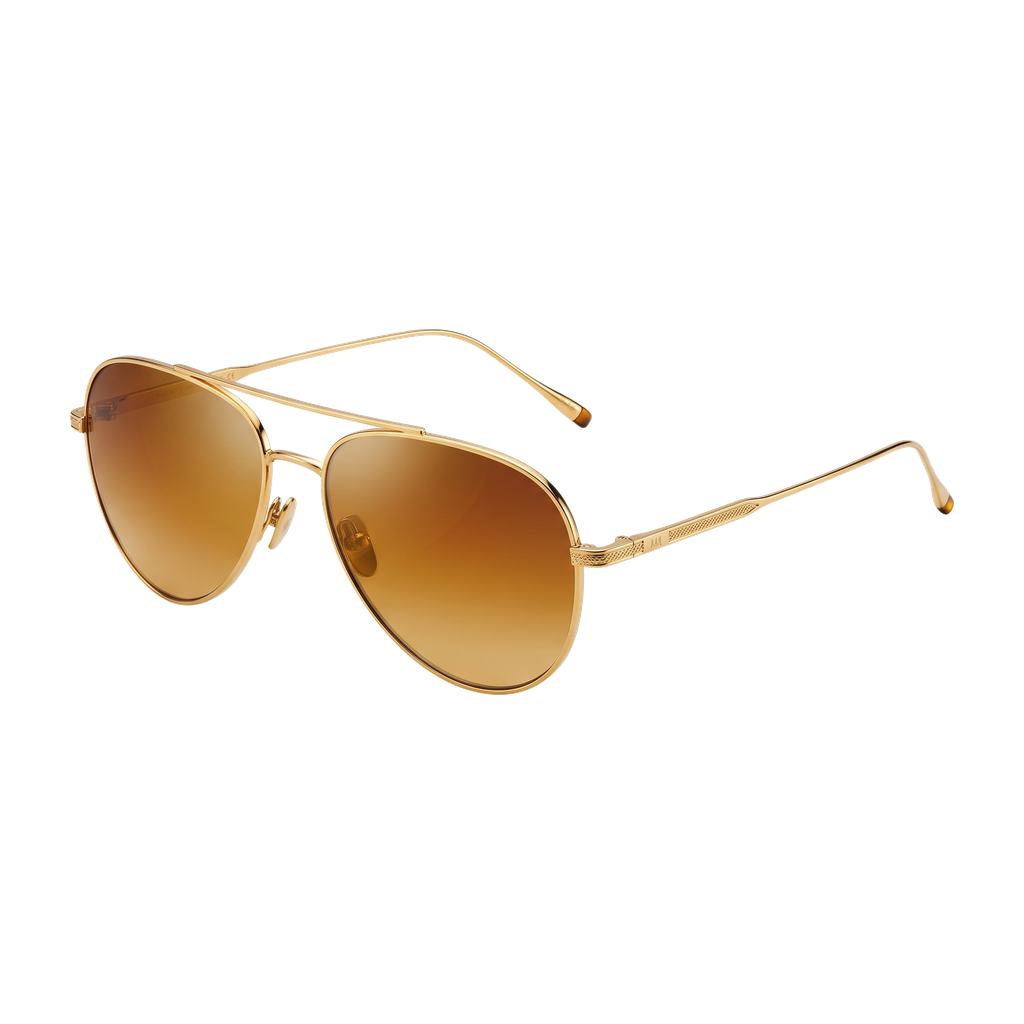 Designer 24K Aviator Sunglasses