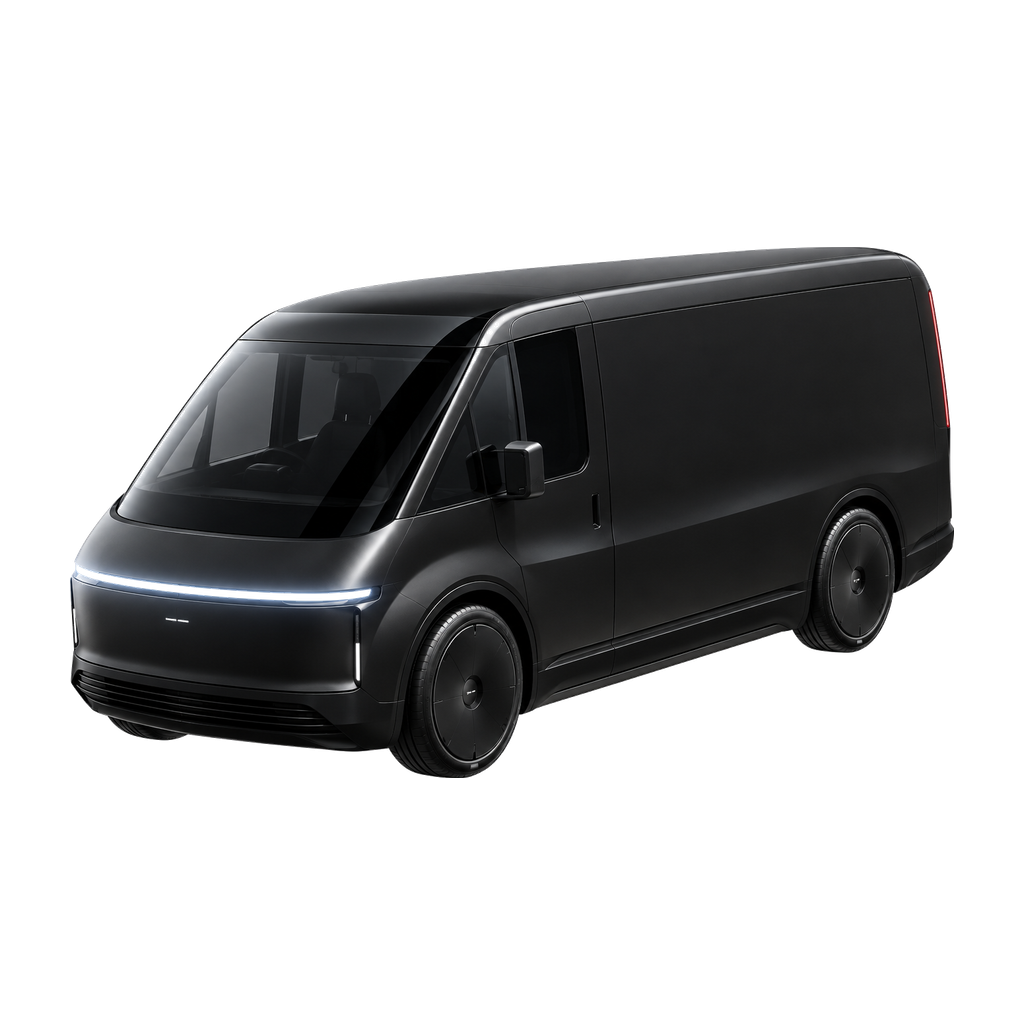 Aerodynamic Electric Express Van
