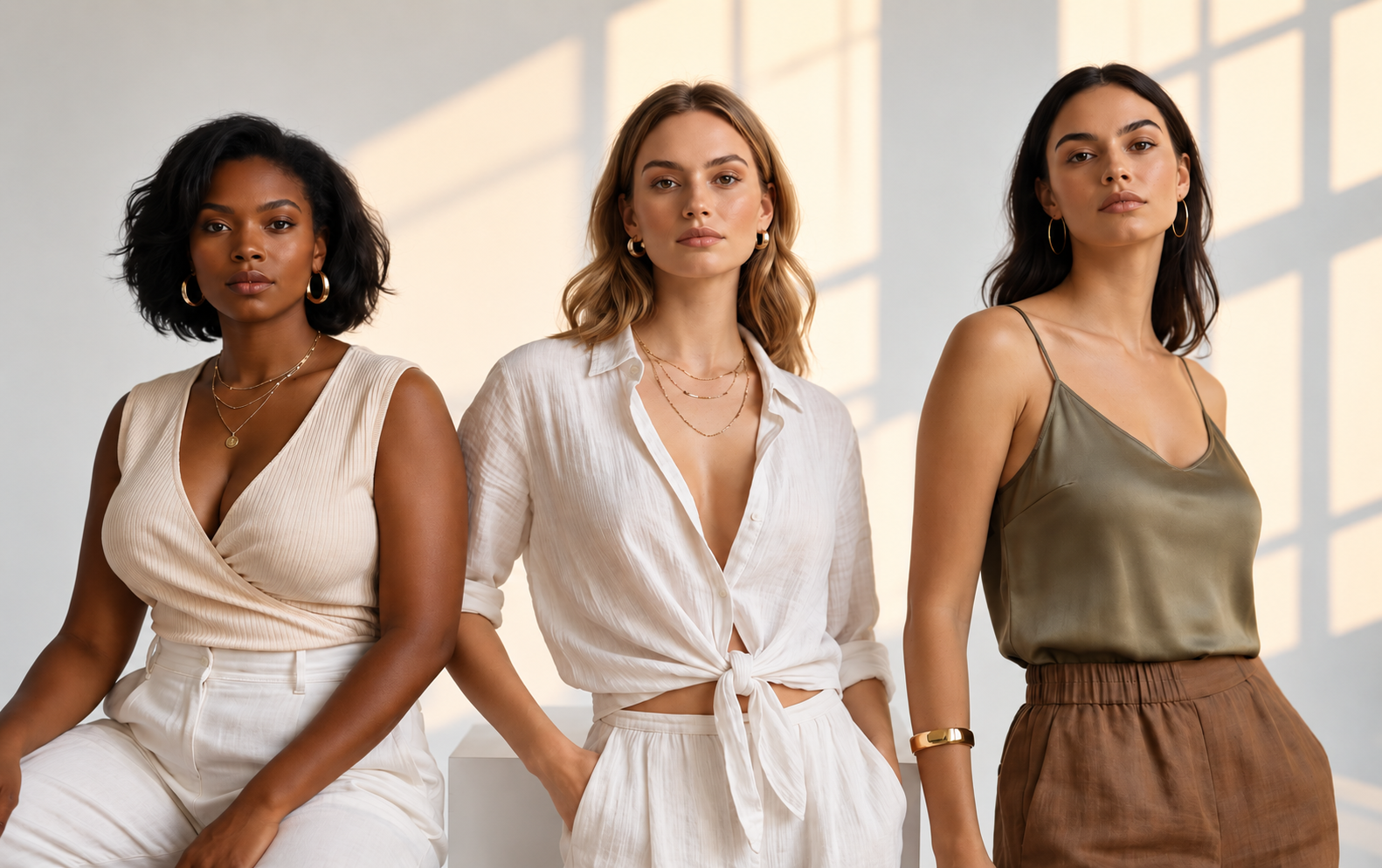 Nexvoro Hero Lookbook - Three Models